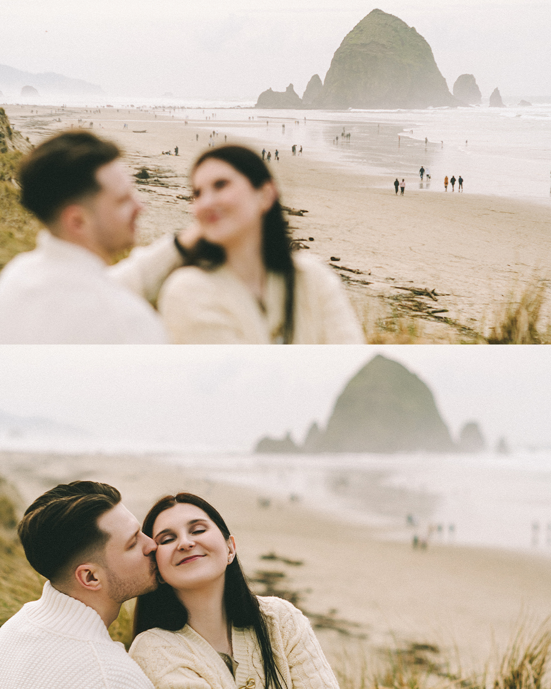 Brand elevation shoot at Cannon Beach with the founders of KRAFTUM Studio — photograph 4 of 10